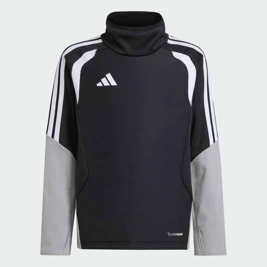 Adidas Youth TIRO2 26 Competition Winterized Top Black Ltonix White front