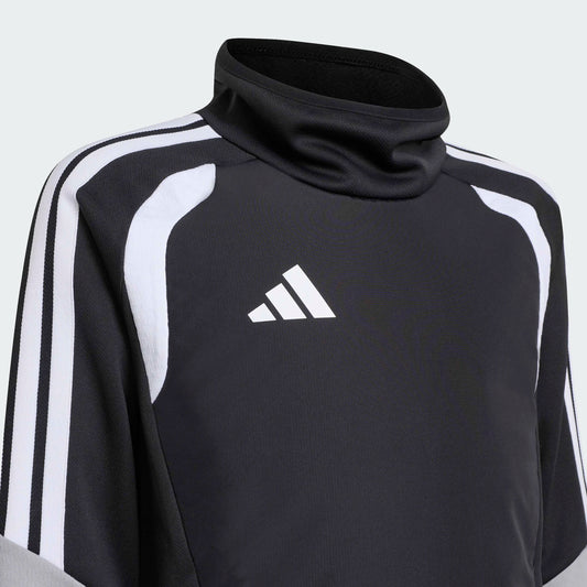 Adidas Youth TIRO2 26 Competition Winterized Top Black Ltonix White front 2