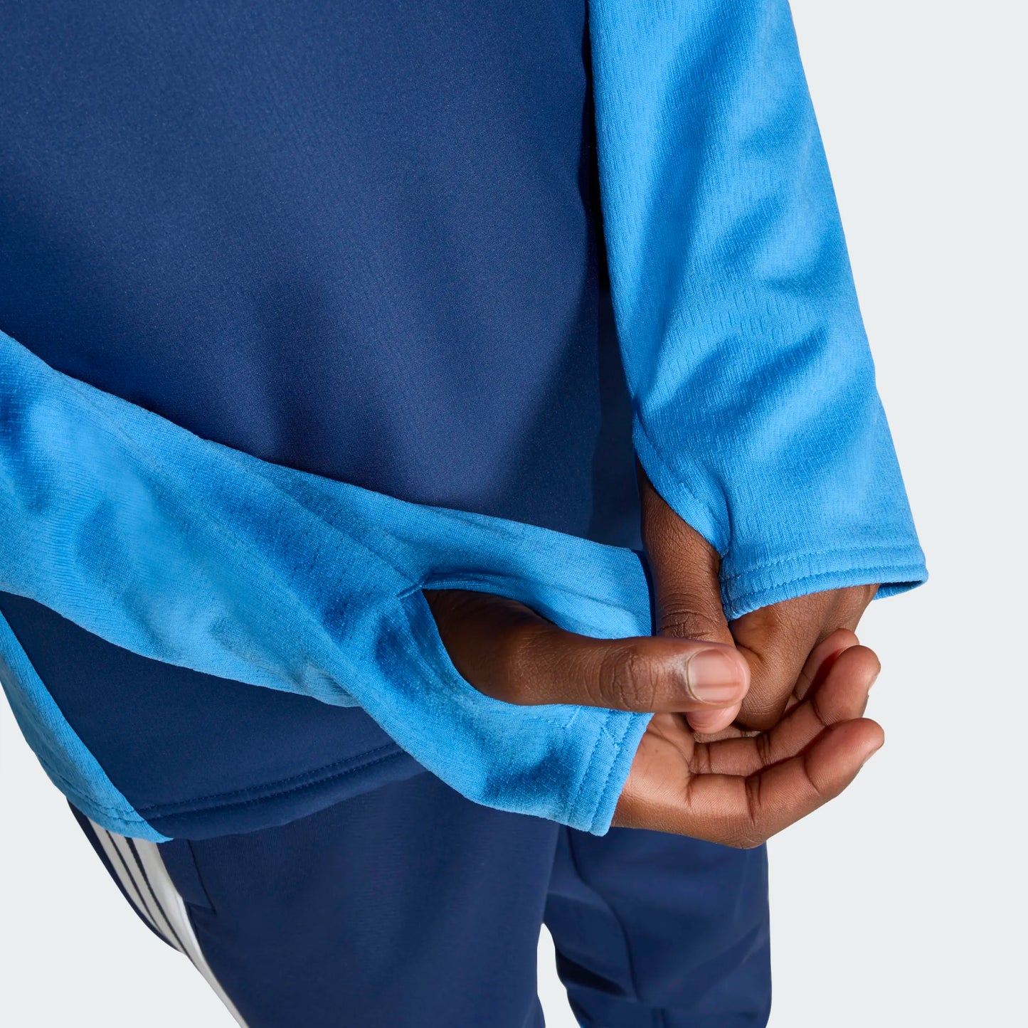 Adidas Youth TIRO2 26 Competition Winterized Top Team Royal Blue sleeve