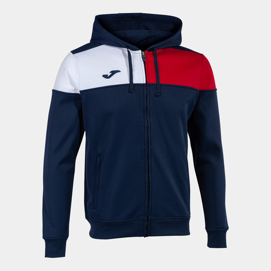 Joma Men's Crew V Full Zip Hoody Jacket
