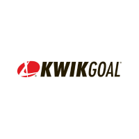 KwikGoal logo in all black with red icon on left