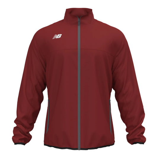 New Balance Men's Athletics Jacket Maroon (Front)