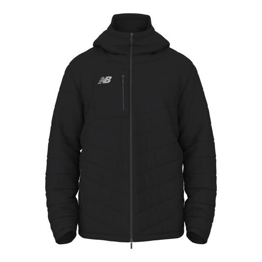 New Balance Men's Stratum Puffer Jacket Black (Front)