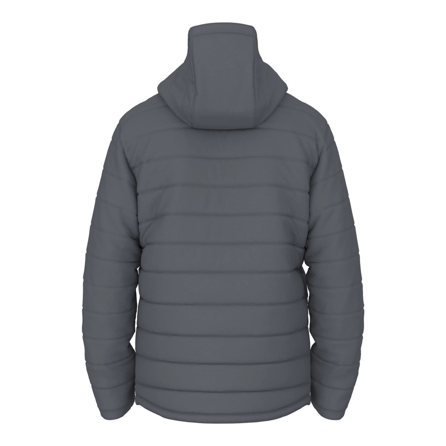 New Balance Men's Stratum Puffer Jacket Gunmetal (Back)
