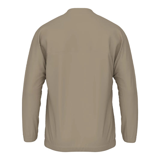 New Balance Men's Team Stretch Bomber Jacket Stoneware (Back)