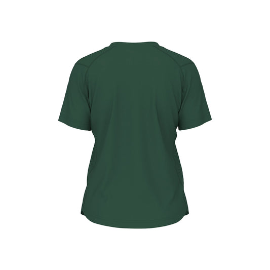 New Balance Women's Activate Tech T Shirt Team Dark Green (Back)