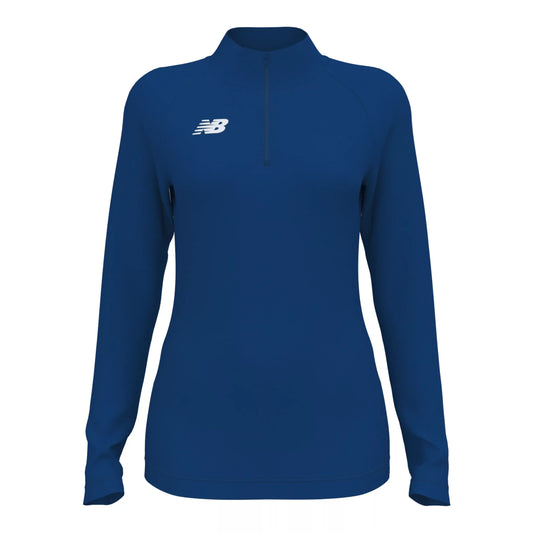 New Balance Women's Athletics Half Zip 2.0 Team Royal (Front)