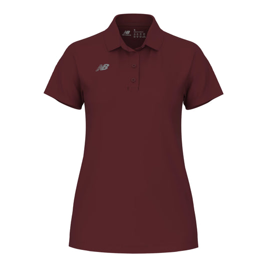 New Balance Women's Performance Polo Mercury Red (Front)