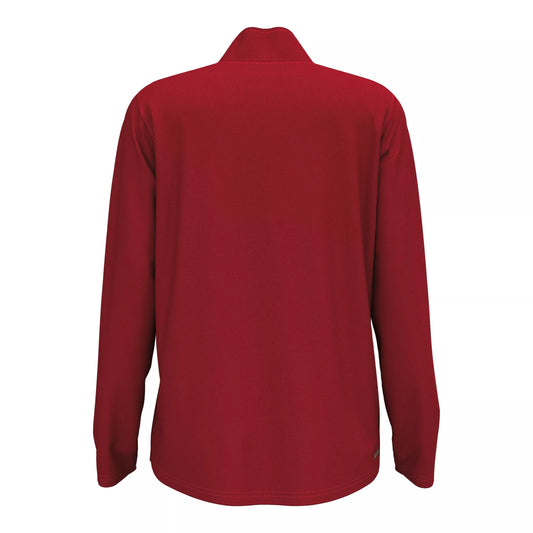 New Balance Women's Midfield Half Zip Team Red (Back)