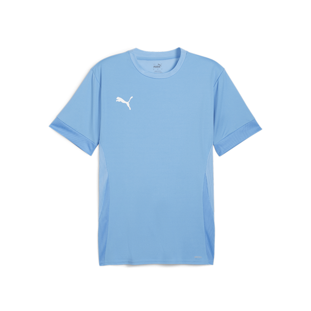 Puma YOUTH Team Goal Matchday Jersey-Team Light Blue-Puma White-Clear Sky (Front)