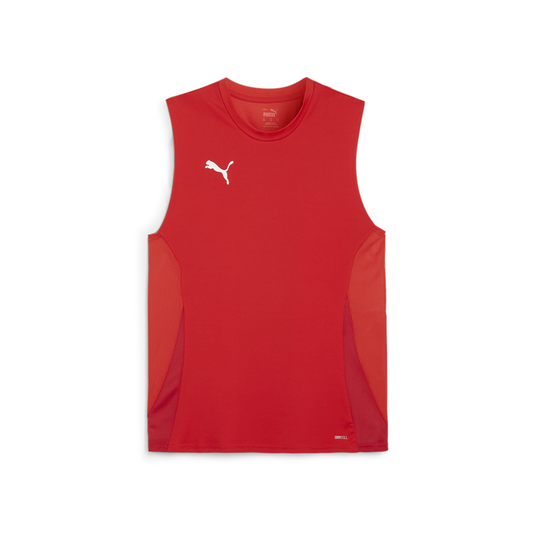 Puma Team Goal Sleeveless Jersey Puma Red-Puma White-Fast Red (Front)