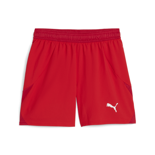Puma YOUTH Team Final Shorts-Puma Red-Puma White-Fast Red