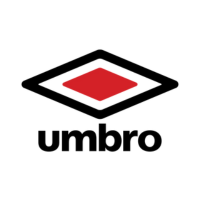 Umbro logo in black and red colors