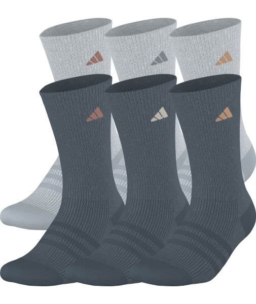 adidas Women's Superlite 3.0 6-Pack Crew Socks