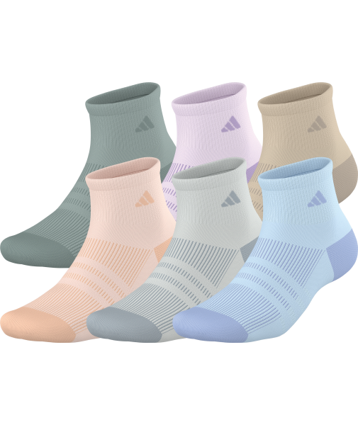 adidas Women's Superlite 3.0 6-Pack Quarter Socks