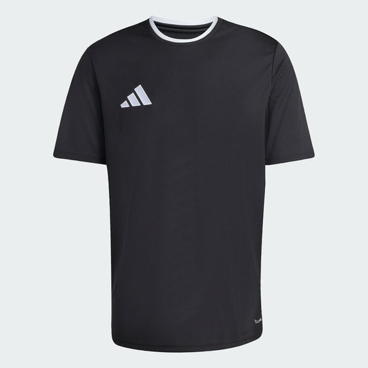 adidas Men's Entrada 26 Polyester Tee Black White front