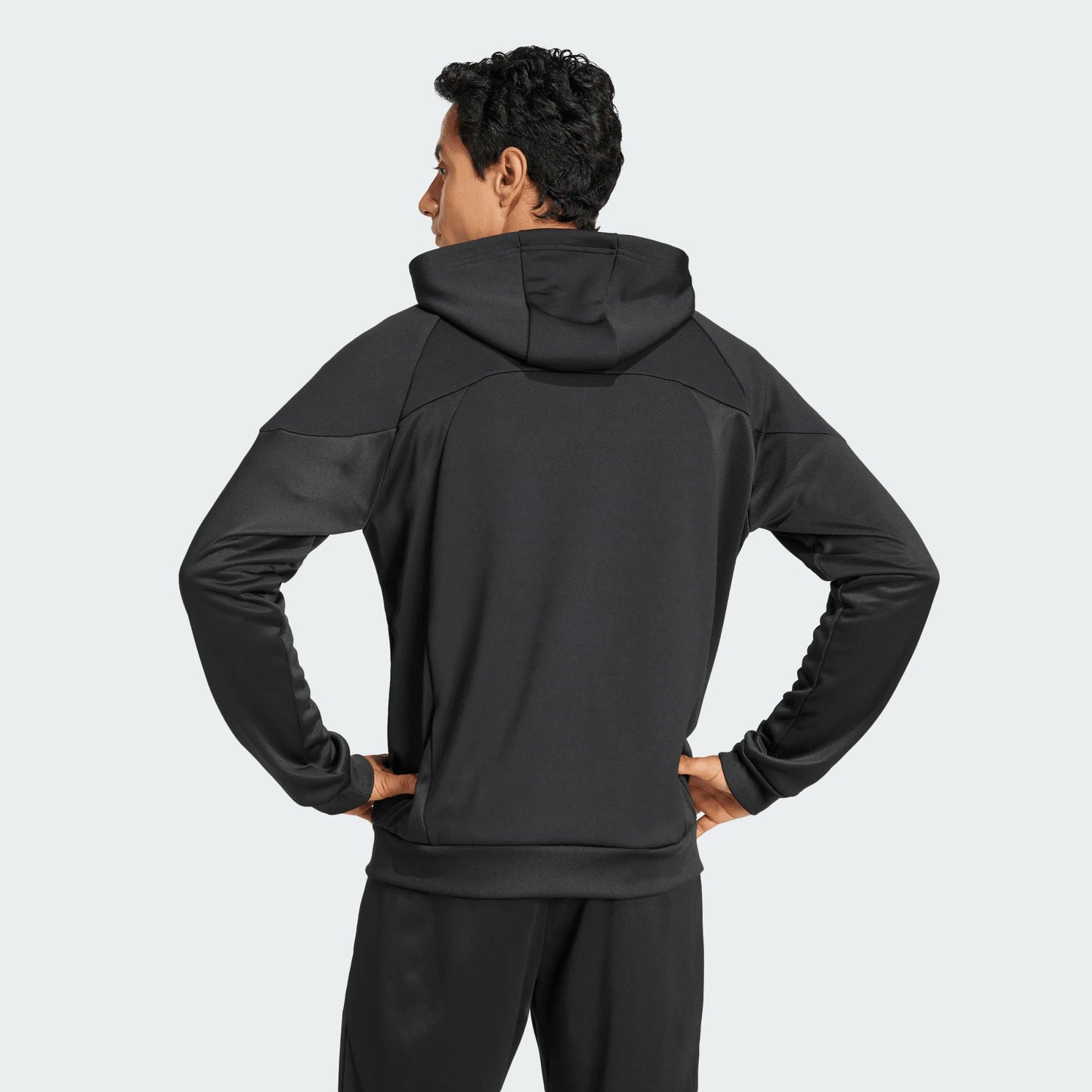 adidas Men's Tiro 25 TRAVELWEAR Hoody Black back
