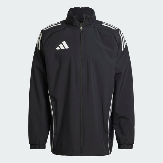 adidas Youth Tiro 25 Competition Training Jacket Black/Team Grey Four (Front)