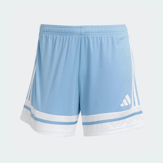adidas Women's Squadra 25 Shorts Team Light Blue/White (Front)