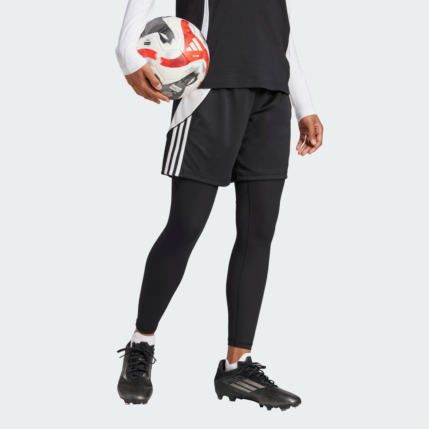 adidas Women's Tech Fit Long Tight Black short full