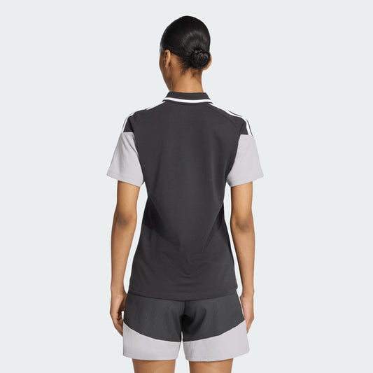 adidas Women's Tiro 26 Competition Polo Black Light Onix White back