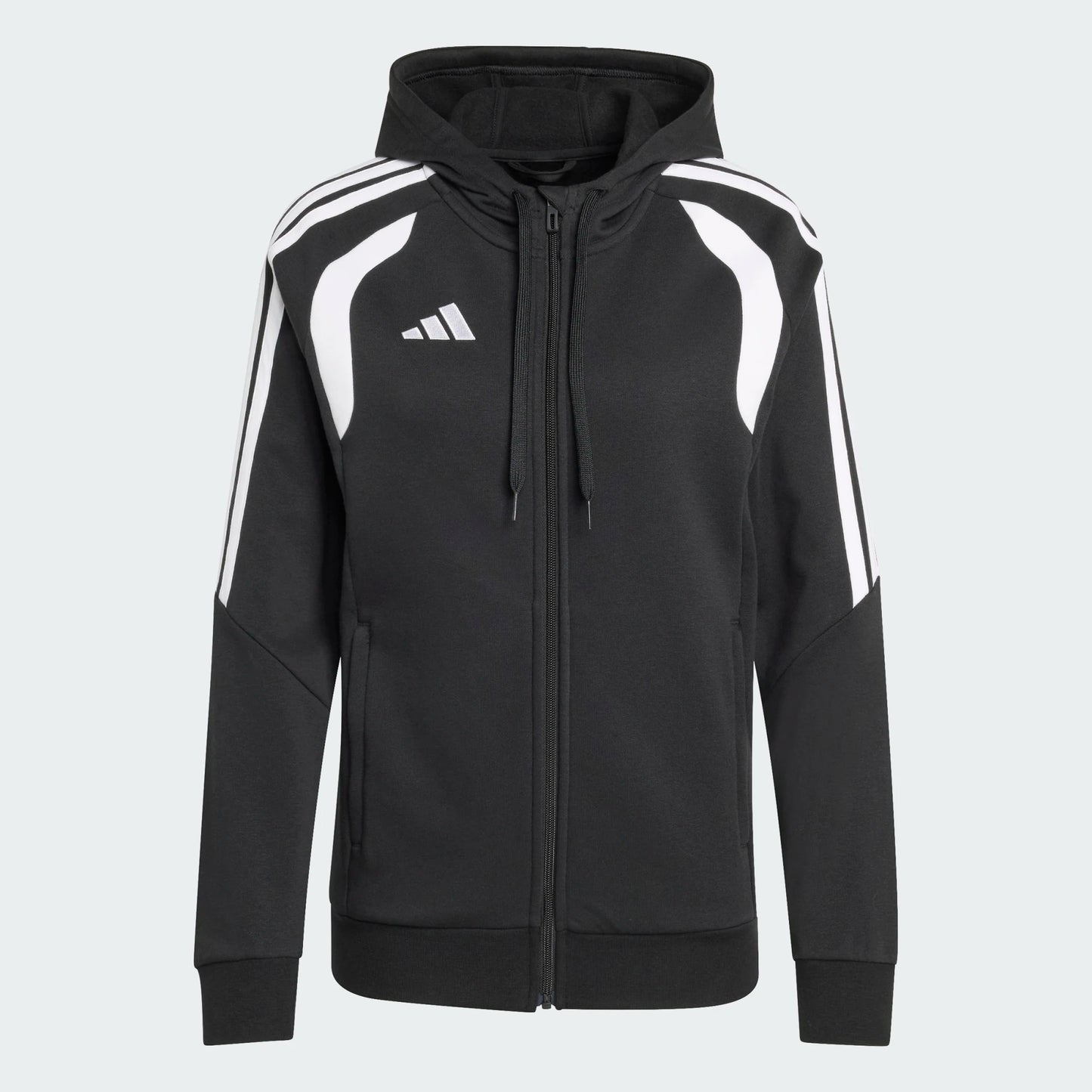 adidas Women's Tiro 26 League Sweat Full Zip Hood Black White