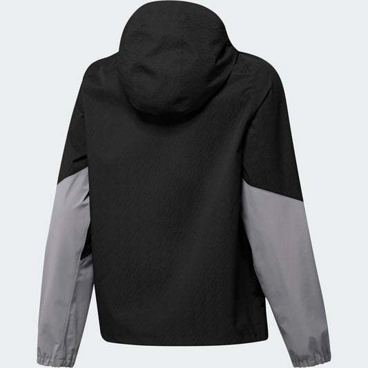 adidas Women's Tiro 26 Rain Jacket Black Ltonix White 2