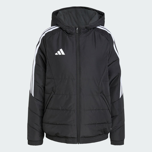adidas Women's Tiro26 Winter Jacket Black White 1