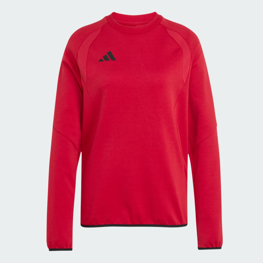 adidas Women's Tiro Travel Crew Team Power Red
