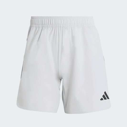 adidas Women's Tiro Travel Woven Shorts Team Light Grey front