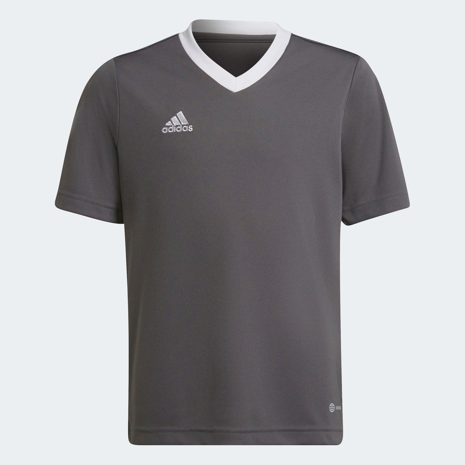 adidas YOUTH Entrada 22 Jersey Grey-White (Front)