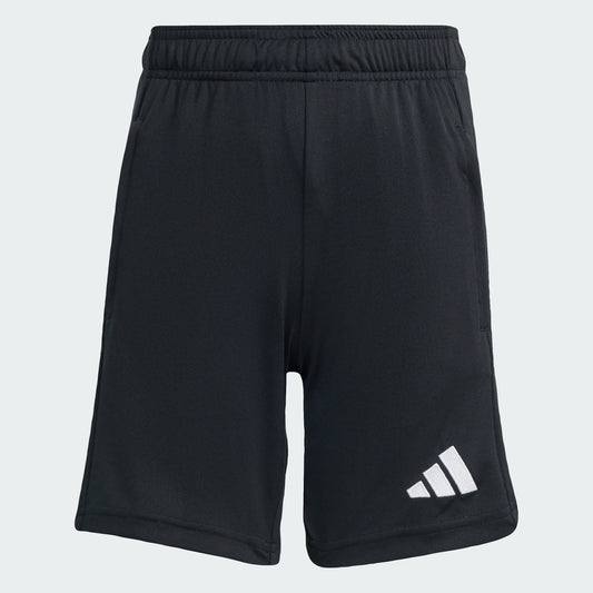 adidas Youth Entrada 26 Training Shorts Black White front