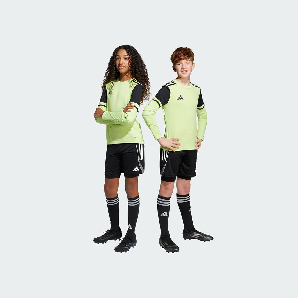 adidas Youth Squadra 25 Padded Goalkeeper Short Tights (Models - Front)
