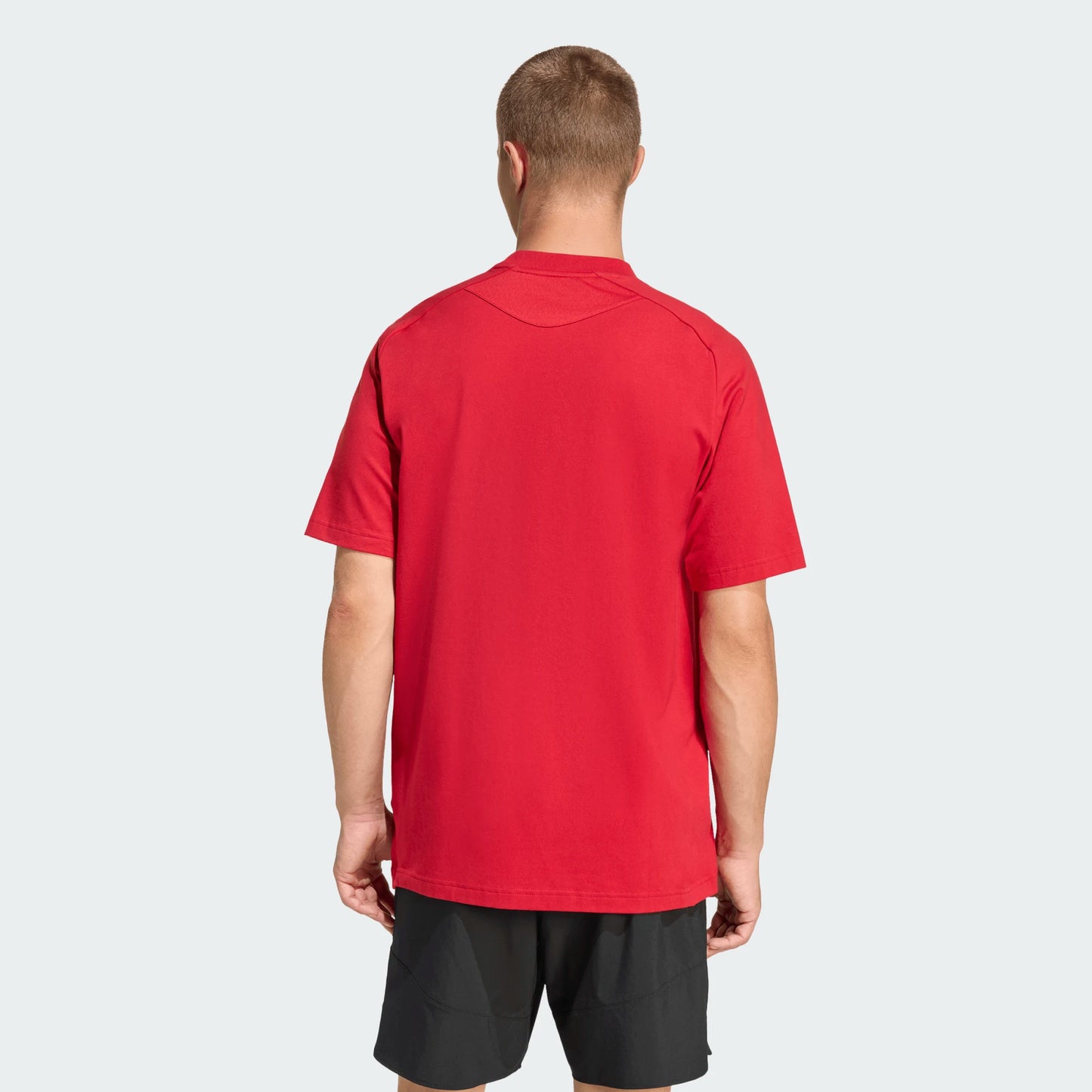 adidas Men's Tiro Travel Tee Team Power Red back