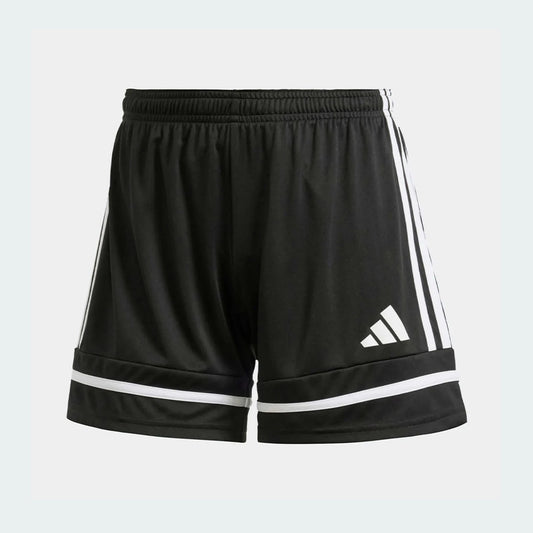 adidas Women's Squadra 25 Shorts Black/Black/White (Front)