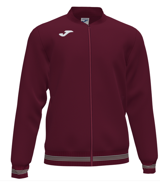 Joma Campus III YOUTH Jacket-Burgundy/White