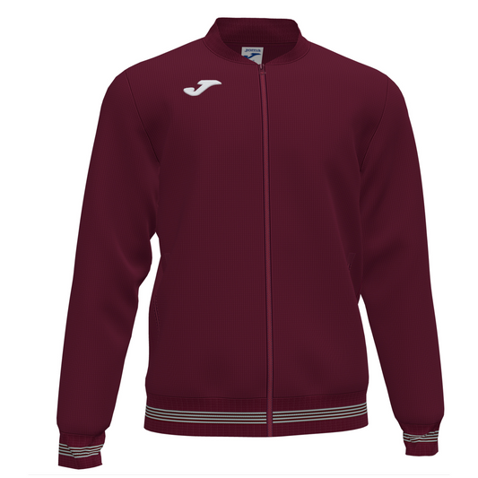 Joma Campus III Jacket-Burgundy/White