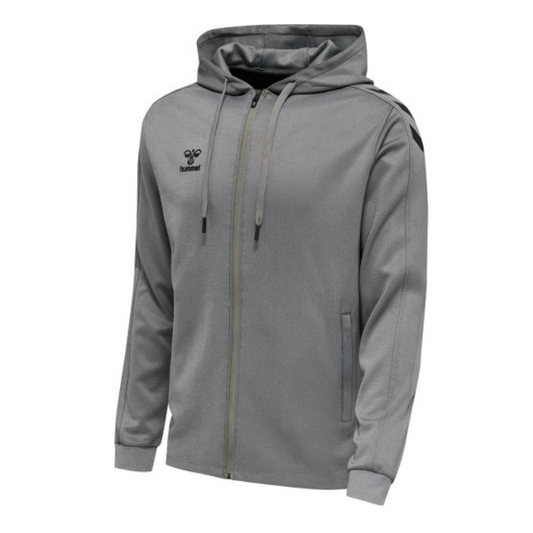 Hummel HmLcore XK Poly Zip Hoody Jacket-Grey
