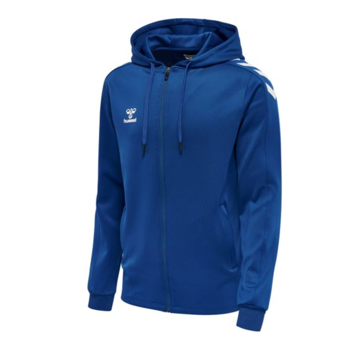 Hummel HmLcore XK Poly Zip Hoody Jacket-Royal
