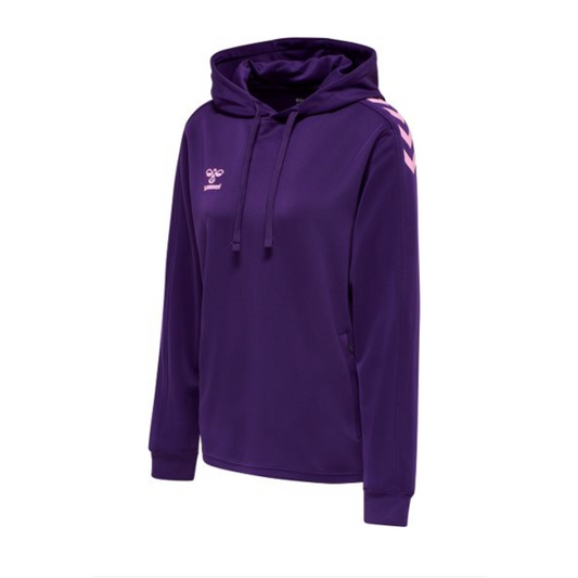 Hummel WOMEN HmLcore XL Poly Sweat Hoodie-Purple-Pink