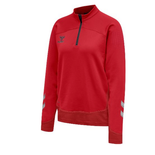 Hummel WOMEN'S hml LEAD Half Zip Top-Red