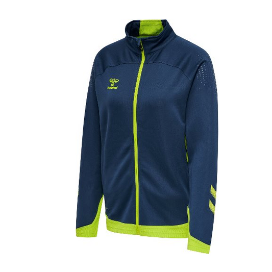 Hummel WOMEN'S hmILEAD Poly Zip Jacket-Denim