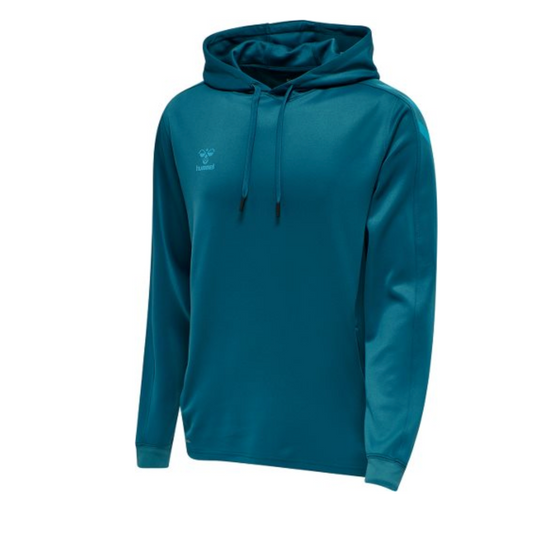 Hummel HmLcore XK Poly Sweat Hoodie-Coral