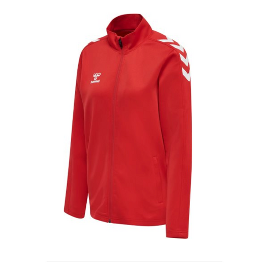 Hummel WOMEN HmLcore XK Poly Zip Sweat Jacket-Red