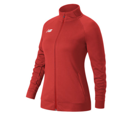 New Balance WOMEN'S Knit Training Jacket-Red