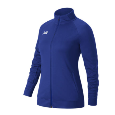 New Balance WOMEN'S Knit Training Jacket-Royal