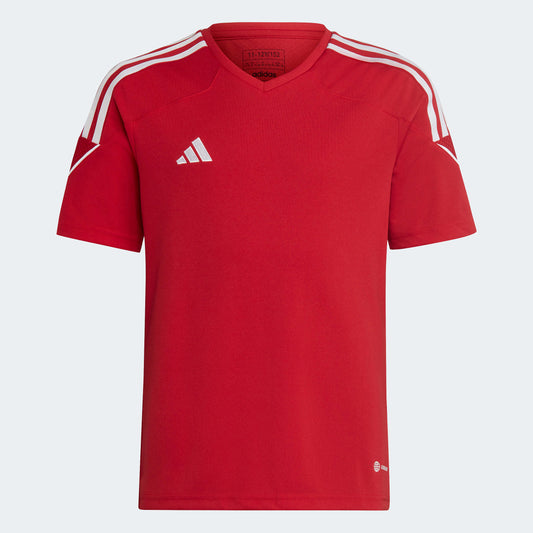 adidas YOUTH Tiro 23 Jersey Team Power Red 2-White (Front)