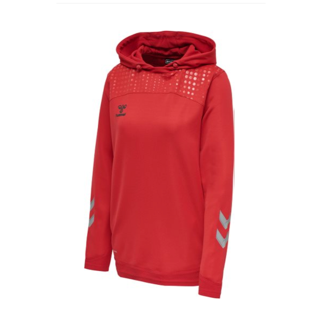 Humml WOMEN's hml Lead Poly Hoodie-Red