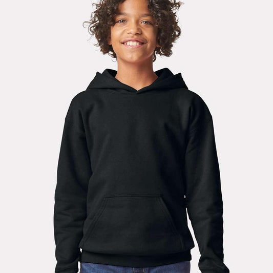 Gilden Youth Softstyle Midweight Hooded Sweatshirt
