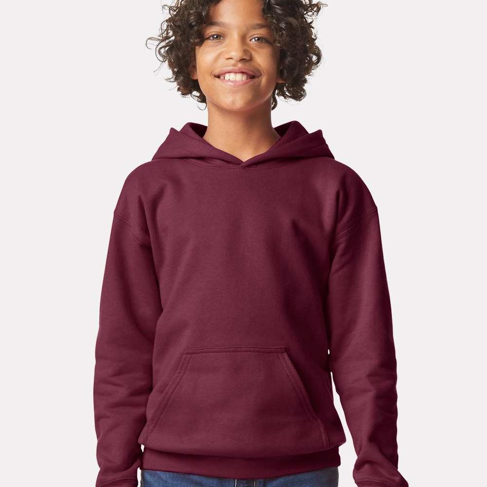 Gilden Youth Softstyle Midweight Hooded Sweatshirt